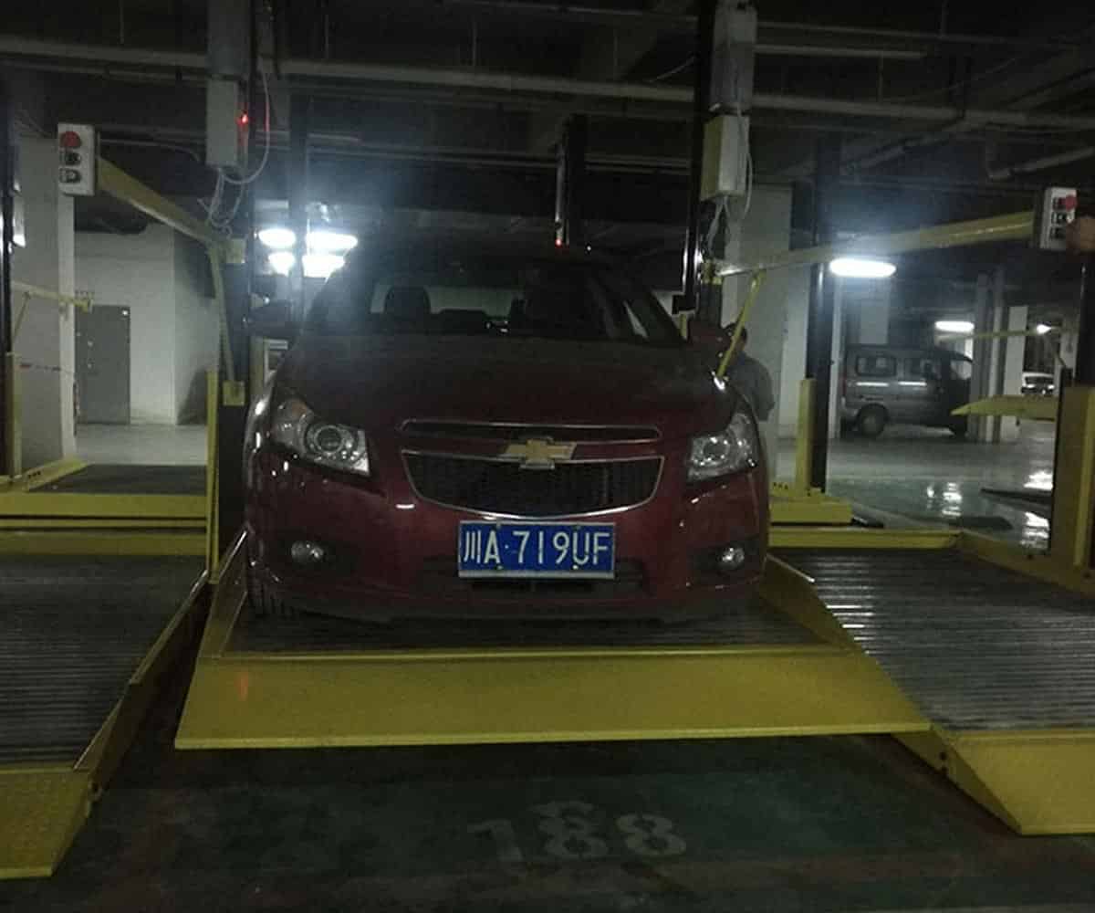 雙柱簡(jiǎn)易升降立體車庫停車設(shè)備過規(guī)劃